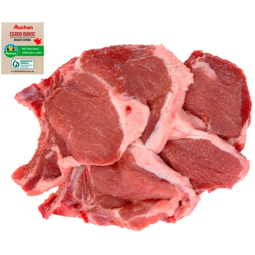 ALCAMPO CULTIVAMOS LO BUENO Chuletas de centro de cerdo raza Duroc