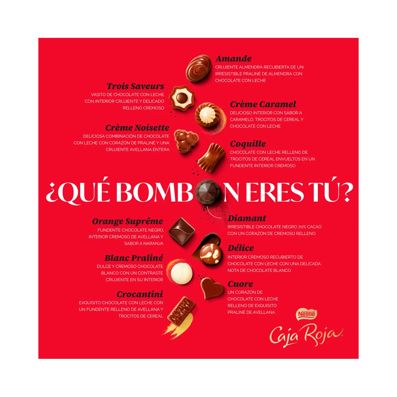 Bombones caja roja estuche 398 g