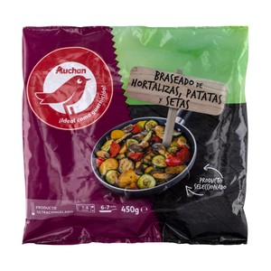 Imagen de AUCHAN Braseado de hortalizas, patatas y setas 450 g. Producto Alcampo