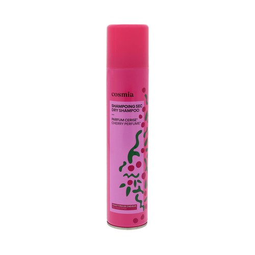 COSMIA Champú seco con perfume a cereza, para todo tipo de cabellos 200 ml.