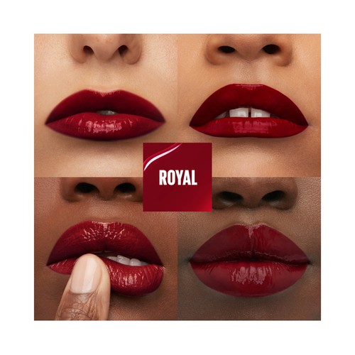 MAYBELLINE Superstay vinyl ink  tono 055 Royal Lápiz de labios en tinta líquida con acabado efecto vinilo.