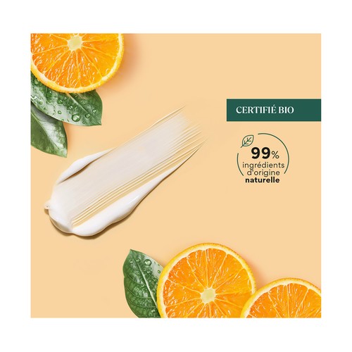 COSMIA Bio Mascarilla facial iluminadora con extracto de naranja ecológica y vitamina C 100 ml.