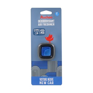Imagen de Ambientador para el coche membrana con aroma a coche nuevo, AUCHAN.