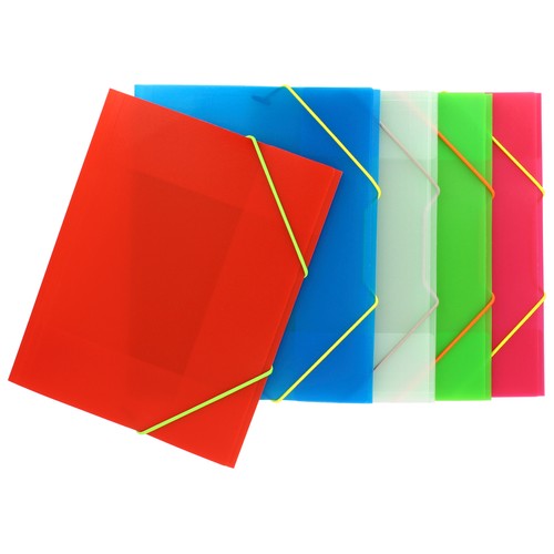 Carpeta de polipropileno translucido de varios colores tamaño A5 GRAFOPLAS.