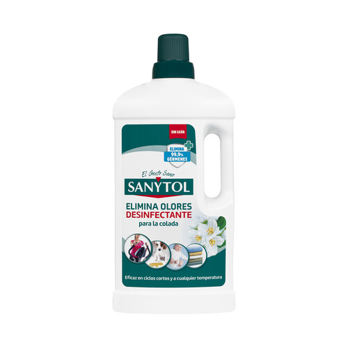 Elimina olores desinfectante textil sin lejía SANYTOL 1,2 l.