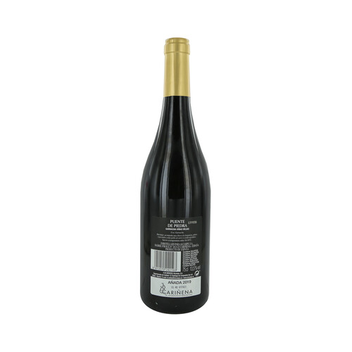 PUENTE DE PIEDRA Viñas viejas Vino tinto con D.O.P Cariñena botella de 75 cl.