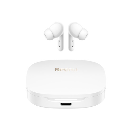 Auriculares inalámbricos XIAOMI Redmi Buds 6, sonido envolvente, cancelación de ruido 49 dB, hasta 42 h de autonomía, blancos
