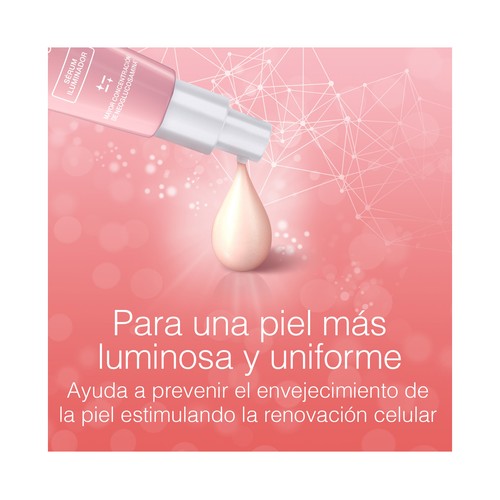 NEUTRÓGENA Bright boost Sérum facial iluminador, refuerzo hidratante para día y noche 30 ml.