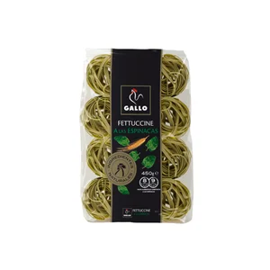 GALLO Pasta fettuccine de espinacas 450 g.