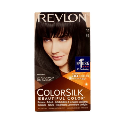 REVLON Colorsilk Tinte para pelo tono 010 Negro.