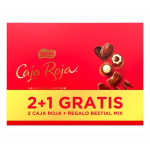 precios Nestlé Bombón Caja Roja + Bestial 2 X 198 Gr + 1 Gratis 192 Gr. en Alcampo