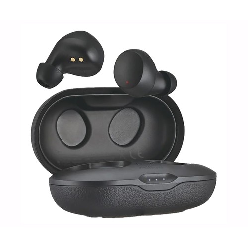 Auriculares inalámbricos Bluetooth QILIVE Q.1598, color negro, autonomía 22 horas.