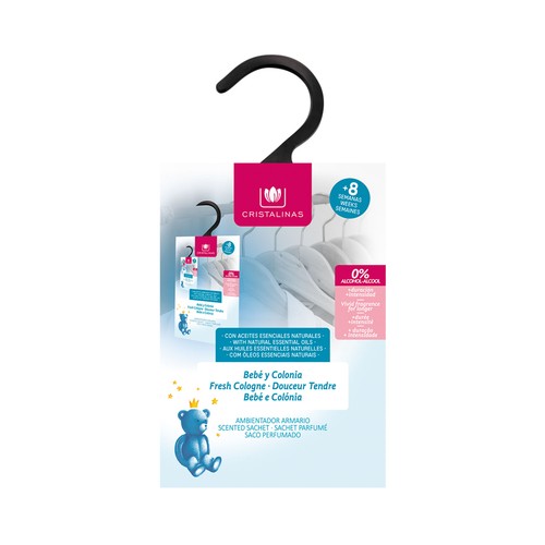 Ambientador para armarios Bebé y Colonia CRISTALINAS