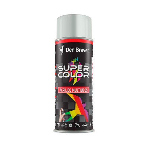 Pintura spray acrílico Gris claro, RAL7035, 400 ml, BOSTIK.