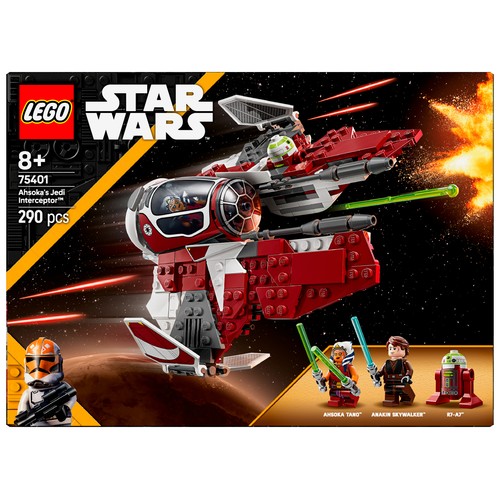 LEGO Start Wars 75401, Interceptor Jedi de Ahsoka Juguete, 290 pcs +8 Años