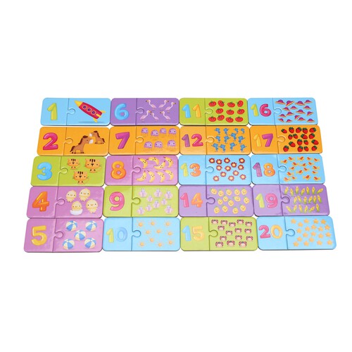 Puzzle infantil para aprender los números, My Little Numbers ONE TWO FUN ALCAMPO.