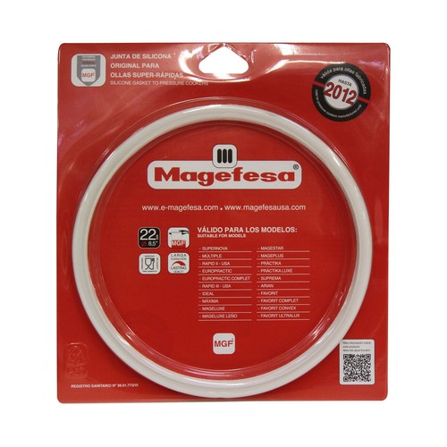 Recambio junta de silicona para tapa de olla expréss ultra-rápida, 22cm. MAGEFESA.