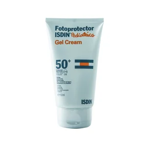 ISDIN Protector solar con textura gel-crema, especial para niños y con factor de protección 50+ (muy alto) ISDIN Pediatrics 150 ml.