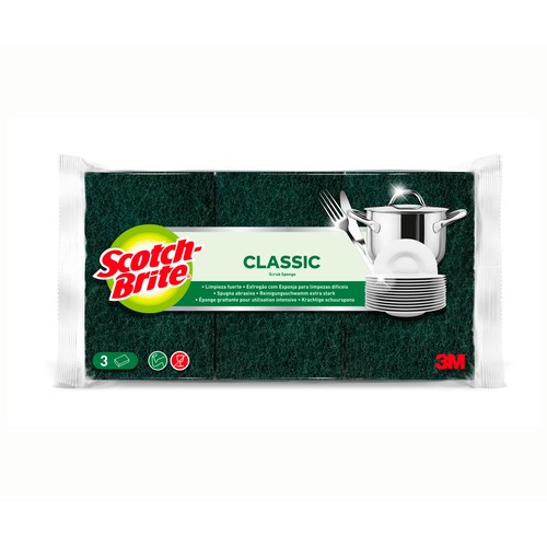 SCOTCH-BRITE Estropajo laminado 3 uds.