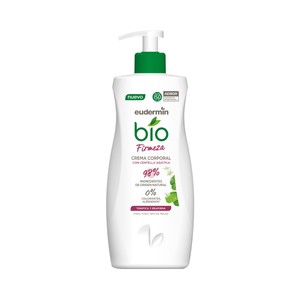 EUDERMIN Bio firmeza Crema corporal tonificante y reafirmane con Centella asiática, para todo tipo de pieles 400 ml.