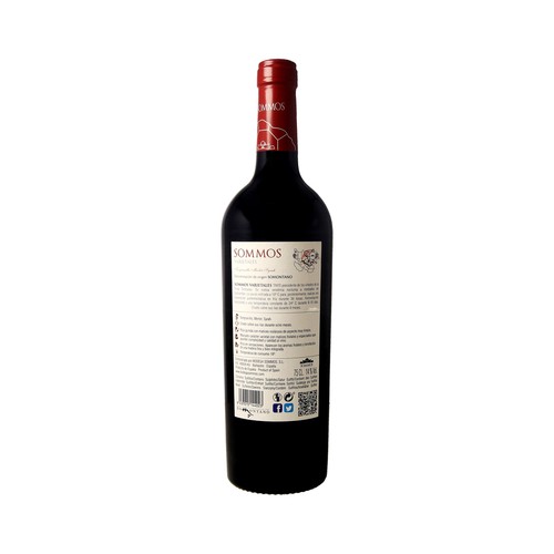 SOMMOS VARIETALES Vino tinto con D.O. Somontano SOMMOS Varietales botella de 75 cl.