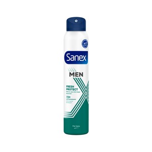 Imagen de SANEX Men fresh protect Desodorante en spray para hombre antitranspirante hasta 72 horas 200 ml.