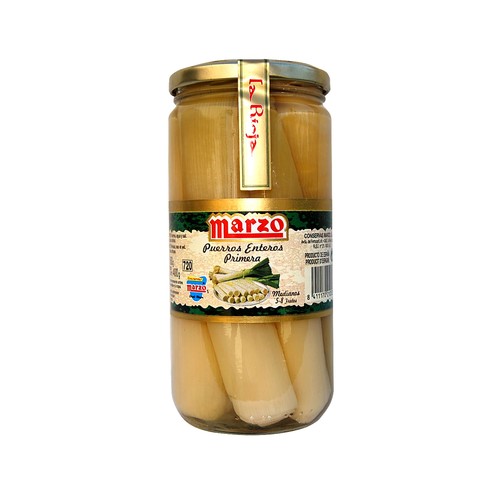 MARZO Puerros al natural 400 g.