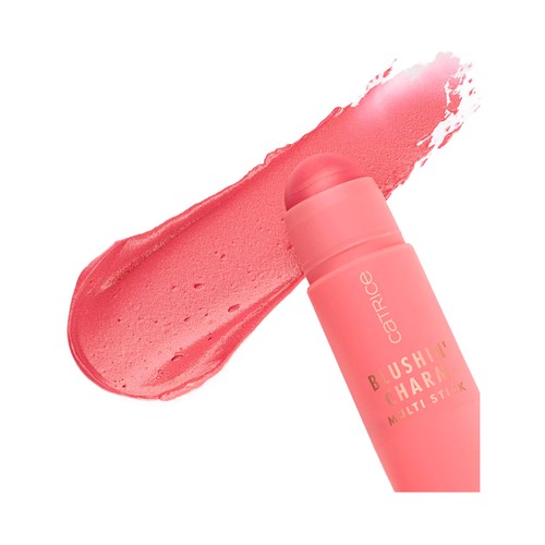 CATRICE Blushin´charm tono 040 Sparkle lover Stick en crema cremoso y ligero tono rosa claro shimmer dorado.