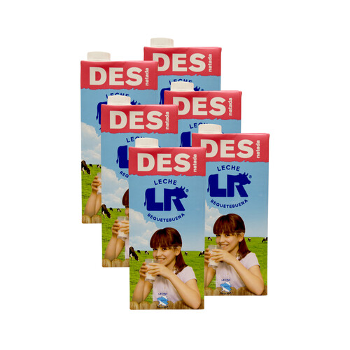 Leche desnatada L.R. 6 x 1 l.