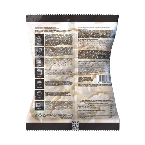 VICI Gyozas de gambas 400 g.
