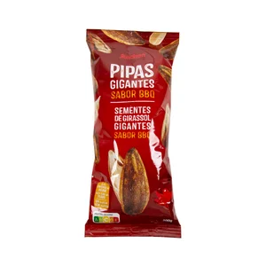 PRODUCTO ALCAMPO Pipas girasol gigantes con sabor a barbacoa PRODUCTO ALCAMPO 200 g.