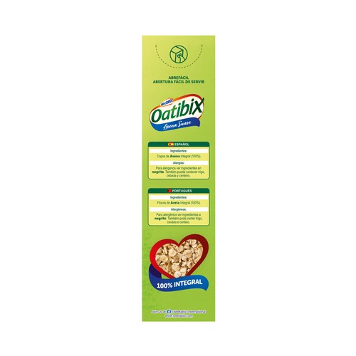 OATIBIX WEETABIX Cereales de fibra con copos de avena suaves 500 g.