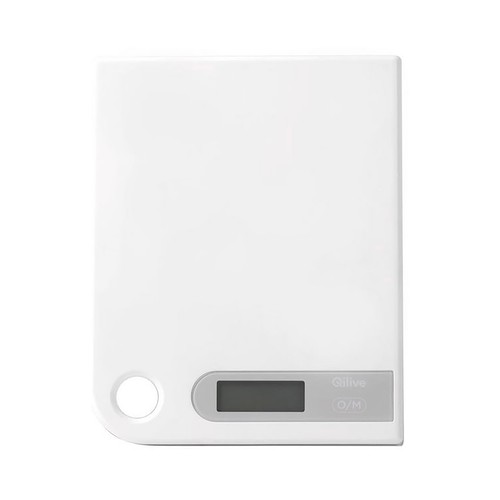 Balanza de cocina, digital, hasta 4kg, ABS, color blanco, QILIVE.