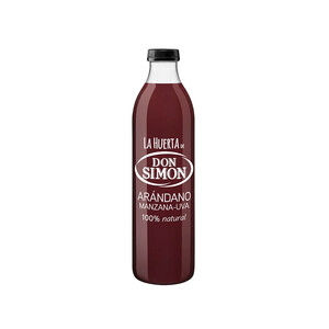 Imagen de DON SIMON Zumo refrigerado de arándanos, manzana y uva DON SIMÓN LA HUERTA 750 ml.