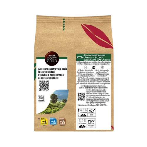 DOLCE GUSTO NEO Café cápsulas intenso 12 uds. 66 g.