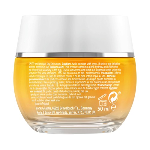 OLAY Vitamin C + AHA Crema en gel de día, para un tono de piel luminoso y uniforme 50 ml.