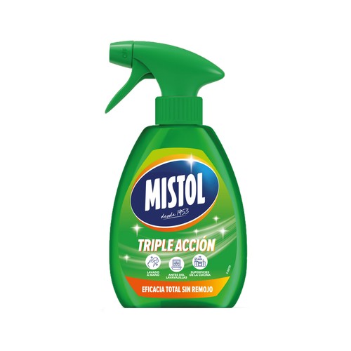 MISTOL Lavavajillas triple acción pistola 500ml