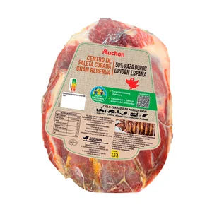 ALCAMPO CULTIVAMOS LO BUENO Paleta Gran Reserva 50% cerdo Duroc centro.