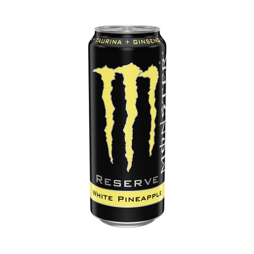 MONSTER Reserve White Pineapple energy Bebida energética de piña lata de 500 ml.