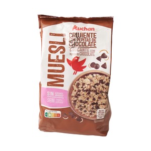 Imagen de PRODUCTO ALCAMPO Muesli crujiente con pepitas de chocolate sin azúcares añadidos 500 g.