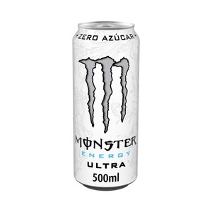 MONSTER Energy White Bebida energética ultra lata de 500 ml.