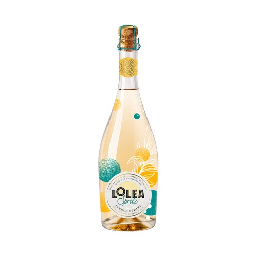 LOLEA Citrus spritz Vino blanco espumoso con bergamota y albahaca botella 75 cl.