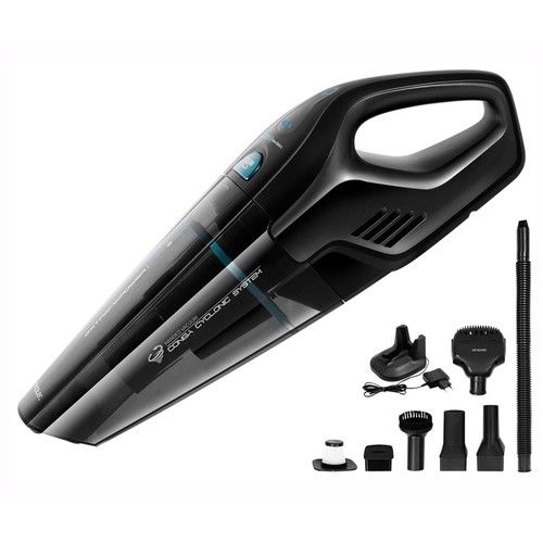 Aspirador de mano ciclónico CECOTEC Conga Inmortal Extreme Suction Animal Hand, 22,2V, autonomía hasta 25 minutos, adaptador para coche