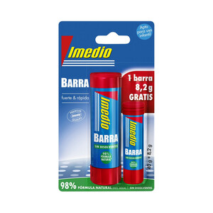 Imagen de Pack 2 barras de pegamento de 40 y 8,2grs, IMEDIO.