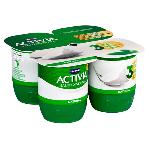 ACTIVIA Bífidus de sabor natural de Danone 4 x 120 g.