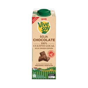 Imagen de VIVESOY de Pascual Bebida vegetal de soja con chocolate 1 l.