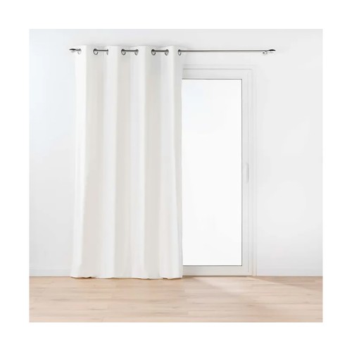 Cortina con anillas Twily 135x260 cm blanco, DOUCEUR.