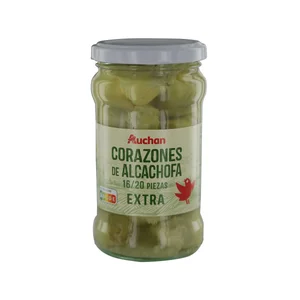 PRODUCTO ALCAMPO Corazones de alcachofa extra, 16/20 piezas 165 g.