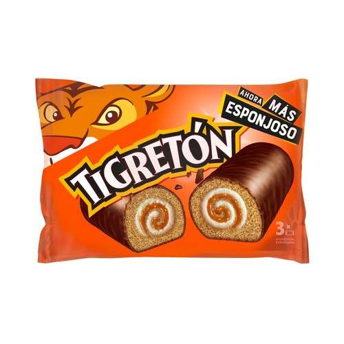 Pastelitos Tigretón BIMBO 3 uds. 150 g.