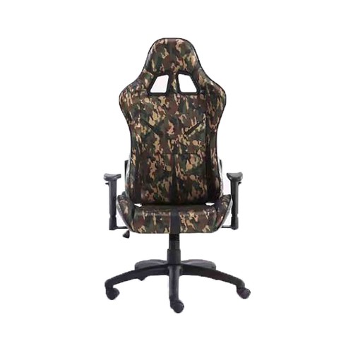 Silla gaming SAKKYO D328 militar, almohadilla lumbar, reclinable, regulación de altura.